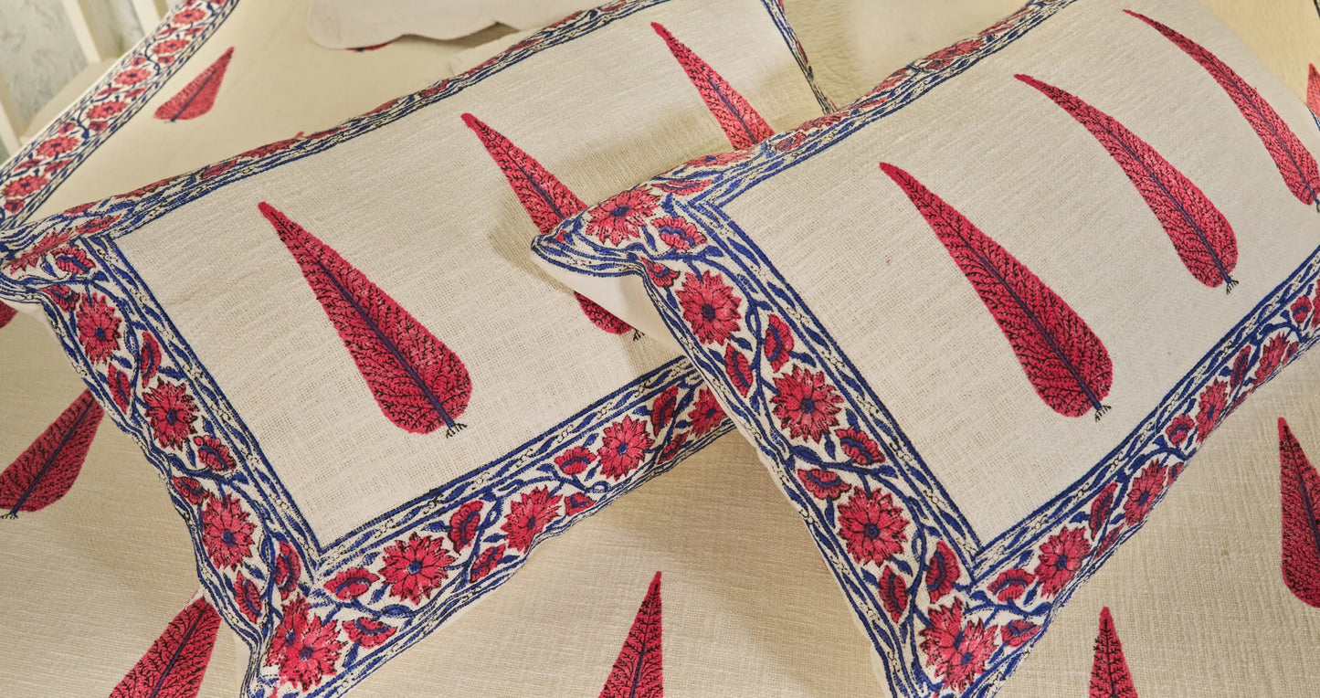 ÇİFT KİŞİLİK 230X265 CM KIRMIZI AĞAÇLI BDC-03