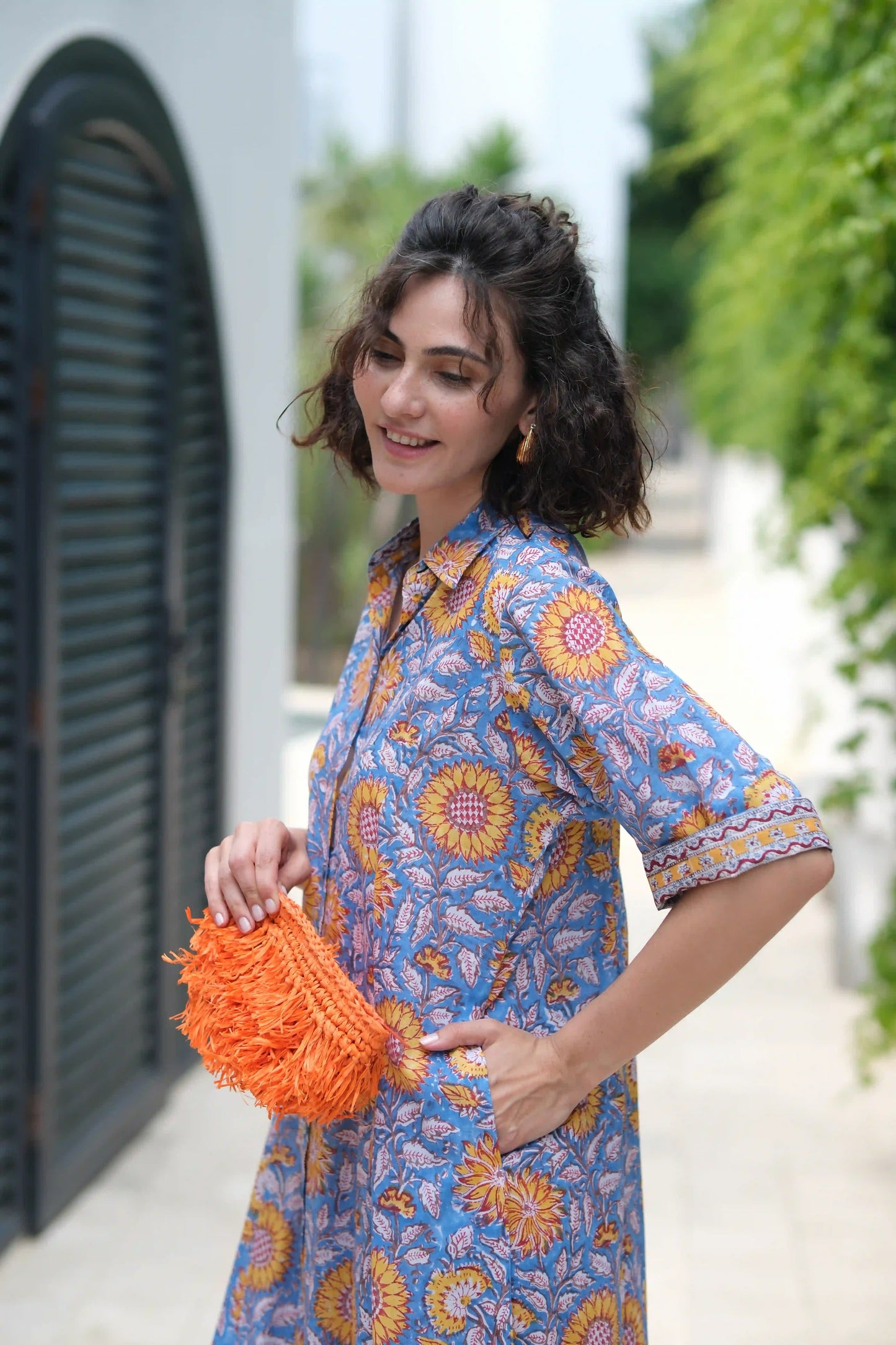 SOPHIE ELBİSE MAVİ D23-06A