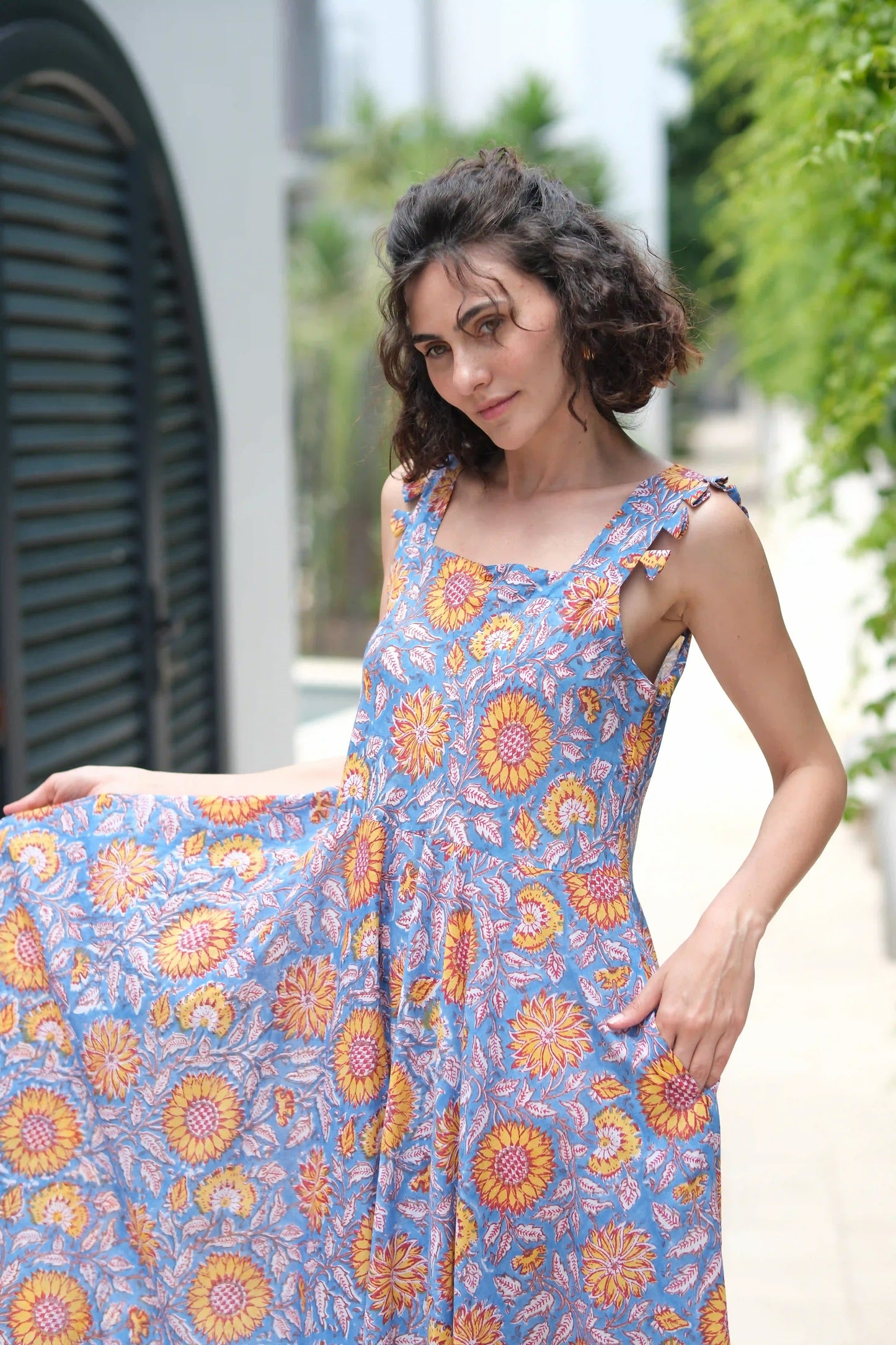 ISABEL ELBİSE AÇIK MAVİ D23-12A