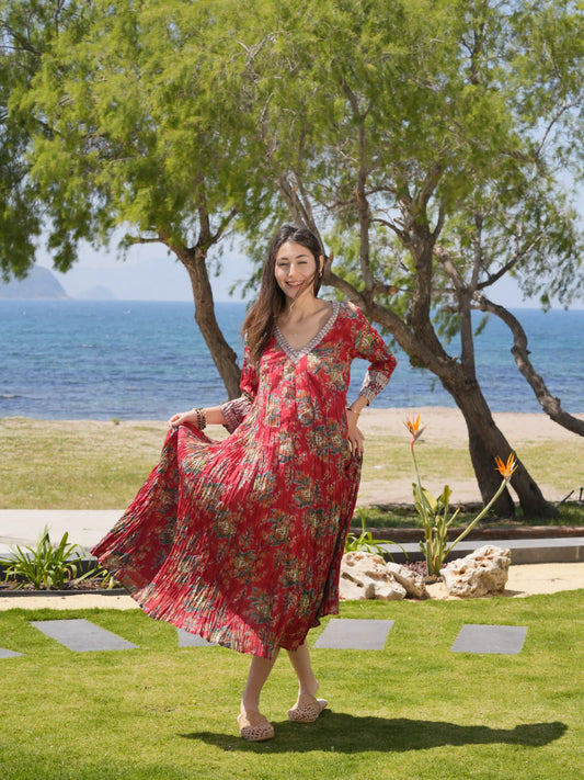 MEVLANA KOLLU ELBİSE D25-86J