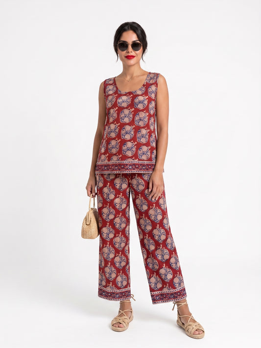 PAMUKLU BLUZ VE PANTOLON TAKIMI IP26-44E