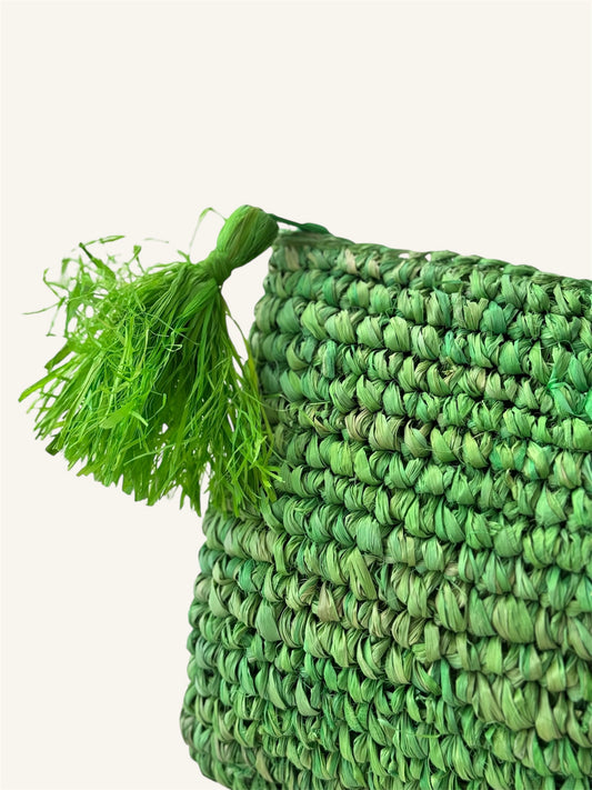 NATURAL RAFYA CLUTCH IP25-606
