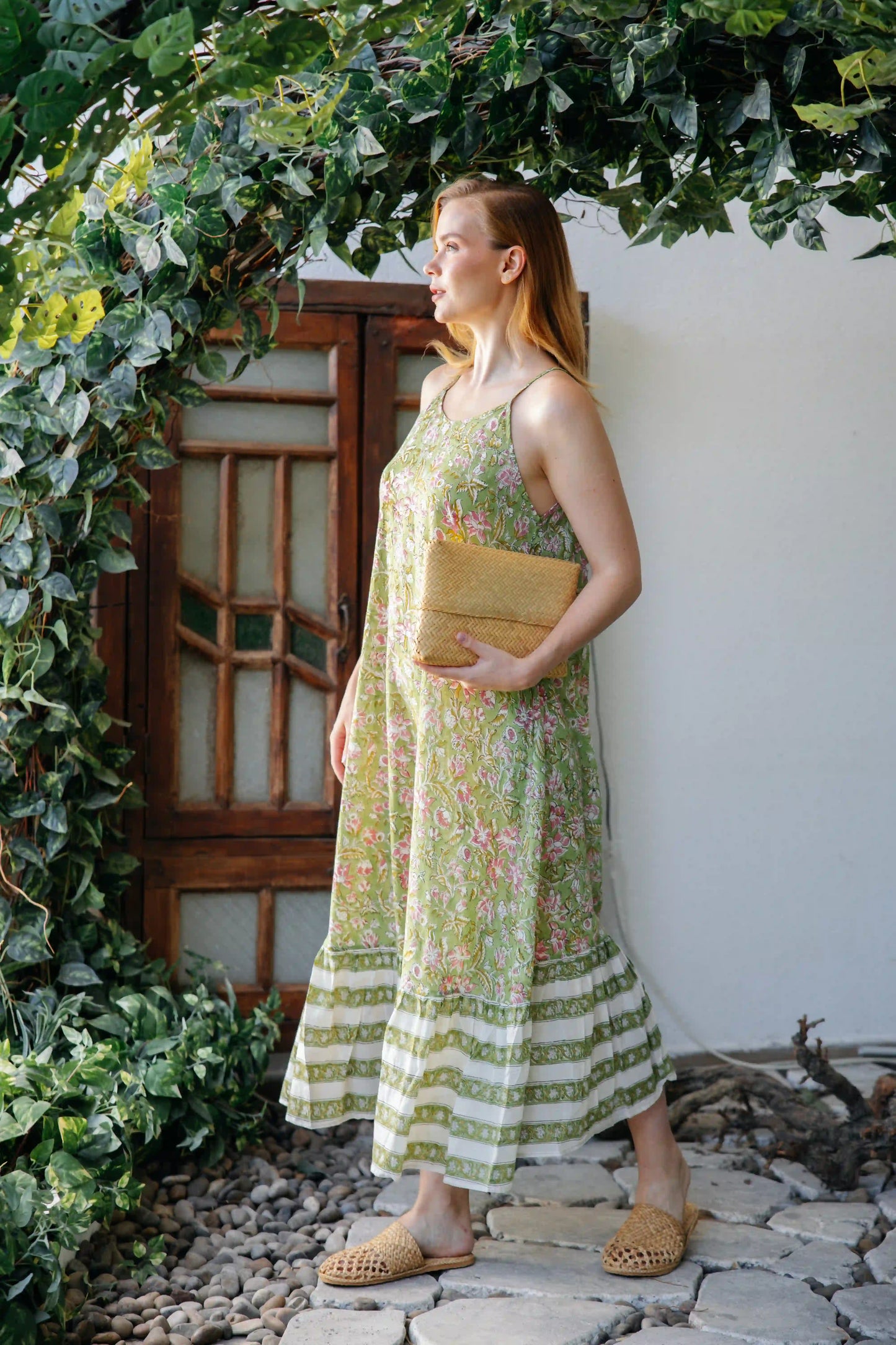 NESS ELBİSE YEŞİL JAY25-04