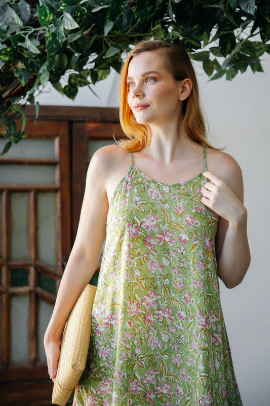 NESS ELBİSE YEŞİL JAY25-04