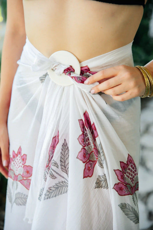 İPEK PONPONLU ŞAL PAREO D25-64-1