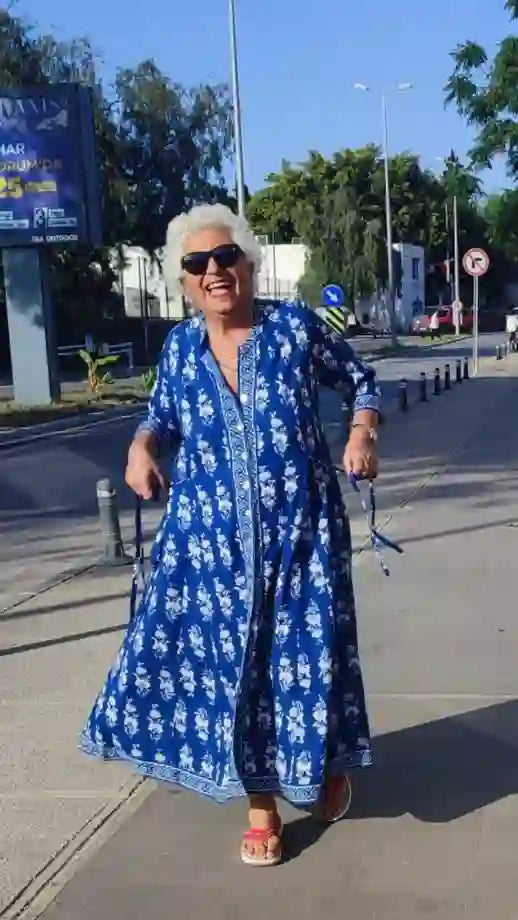 RANGOLİ DRESS VİSKON KUMAŞ ÖZEL BASKILI IP25-233