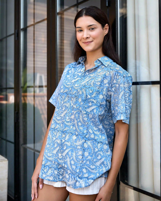 UNISEX GÖMLEK MAVİ JAY24-03E