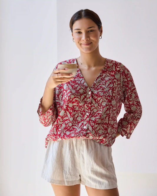 TUNİK GÖMLEK V YAKA JAY24-01B