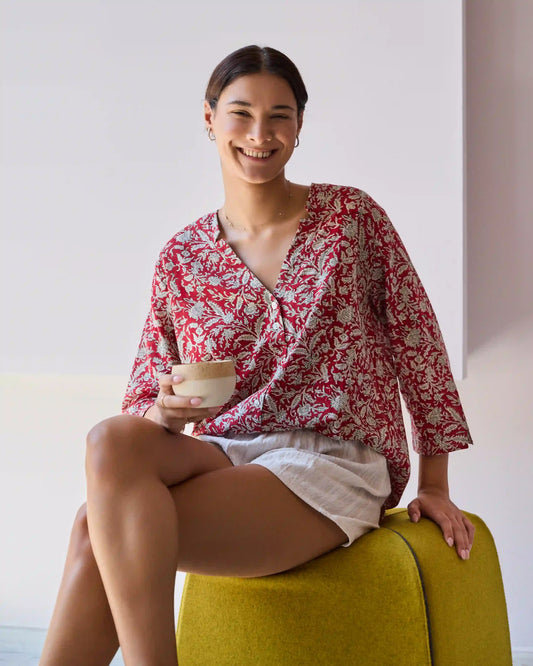 TUNİK GÖMLEK V YAKA JAY24-01B