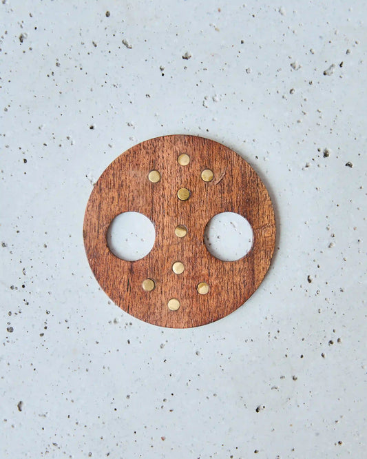 AHŞAP PİRİNÇ DESENLİ PAREO TOKASI