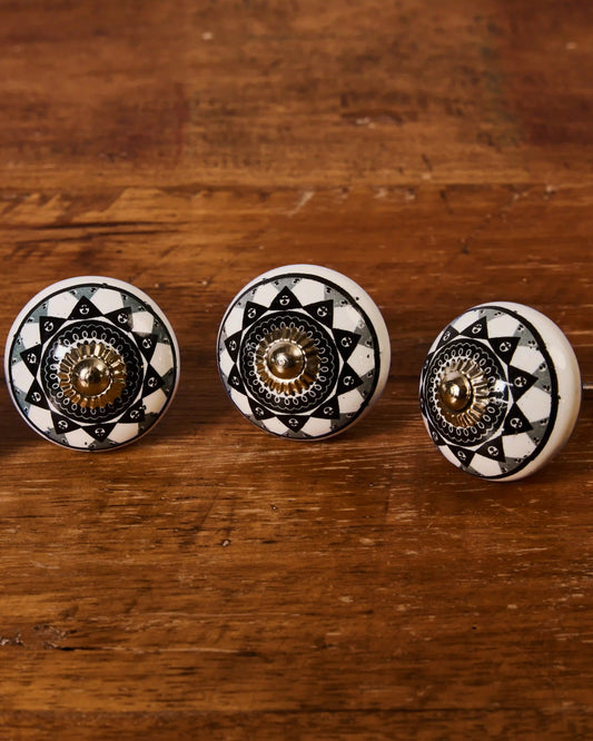 4'LÜ SİYAH BEYAZ 5X6,5 CM KNB-16