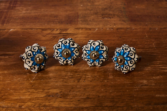 4'LÜ DESENLİ 5X5 EL BOYAMA KNB-17