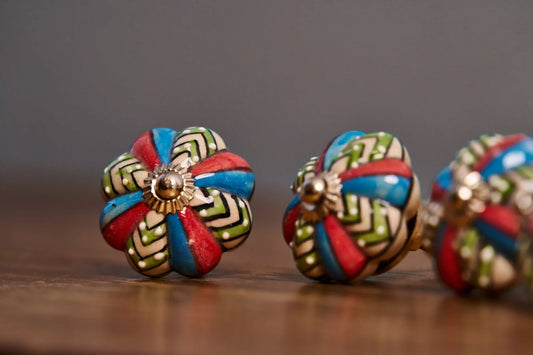 4'LÜ DESENLİ 5X5 EL BOYAMA KNB-22