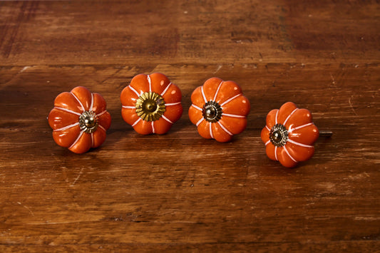 4'LÜ DÜZ TURUNCU 5X5 CM EL BOYAMA KNB-42