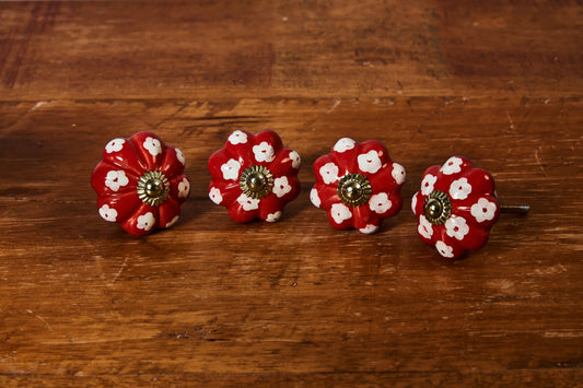 4'LÜ KIRMIZI 5X5 EL BOYAMA KNB-54