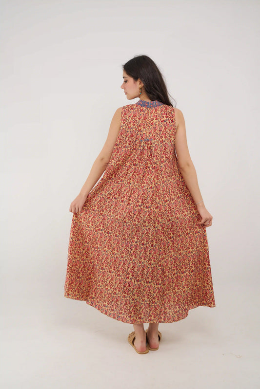 PALM ELBİSE KOLSUZ D25-87C