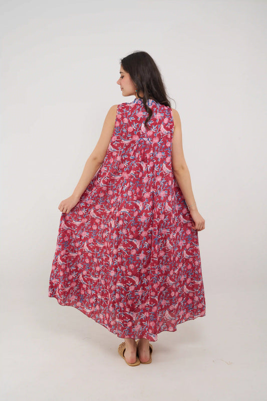 PALM ELBİSE KOLSUZ D25-87F