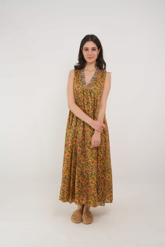 PALM ELBİSE KOLSUZ D25-87D