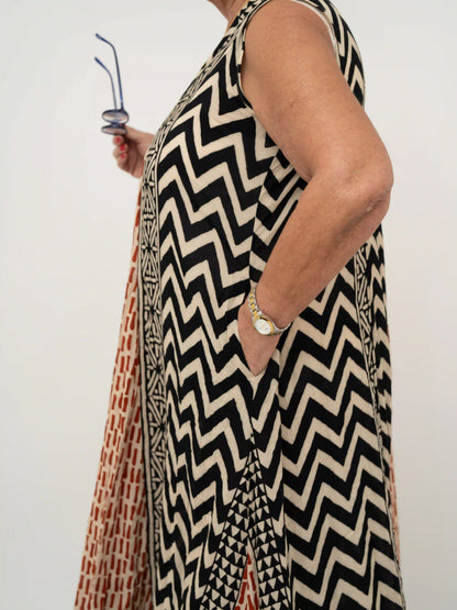 PALM ELBİSE ETNİK IP25-238