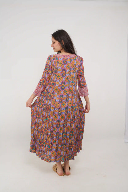 MEVLANA KOLLU ELBİSE D25-86A