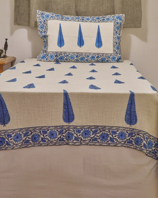 TEK KİŞİLİK 150X220 CM MAVİ AĞAÇLI BDC-12