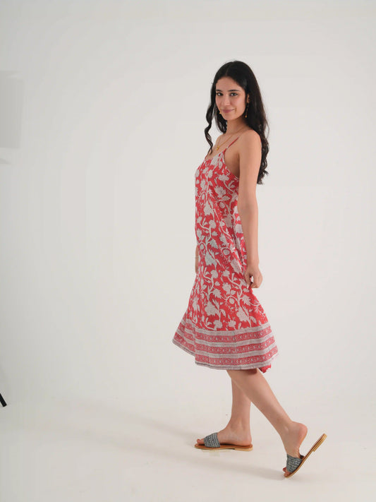 KUSHI DRESS KIRMIZI 23-09
