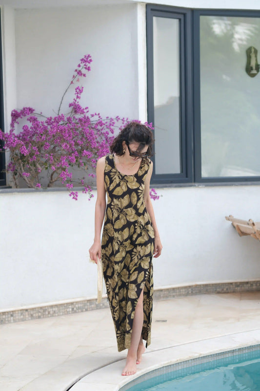 JUNE ELBİSE KAHVE D22-53