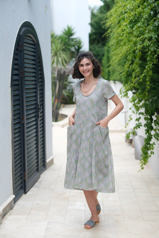 MIRA ELBİSE GRİ NM23-05B