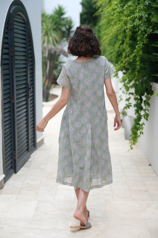 MIRA ELBİSE GRİ NM23-05B