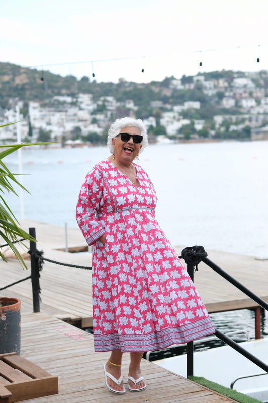 LAKHSMI ELBİSE KIRMIZI D23-11A