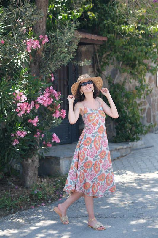 ROZITA ELBİSE PEMBE D22-52A