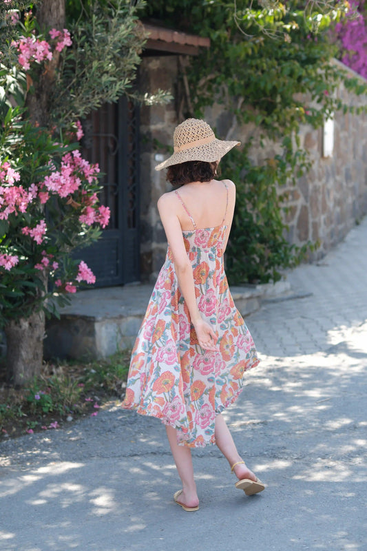 ROZITA ELBİSE PEMBE D22-52A