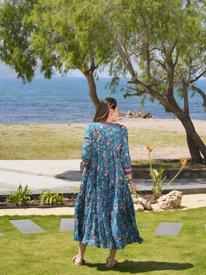 MEVLANA KOLLU ELBİSE D25-86G