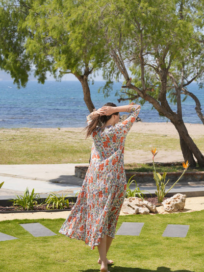 MEVLANA KOLLU ELBİSE D25-86H