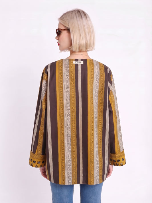 RIVERSIBLE PAMUKLU ÇİFT TARAFLI CEKET IP26-44
