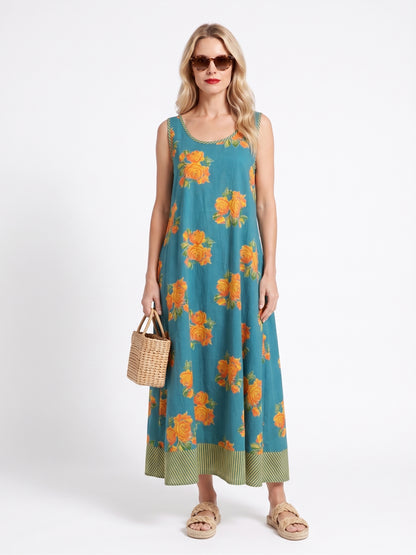 JASMIN DRESS GREEN NM23-03B