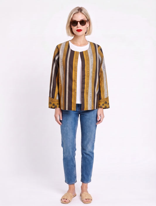 RIVERSIBLE PAMUKLU ÇİFT TARAFLI CEKET IP26-44