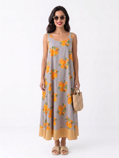 JASMIN ELBİSE GRİ NM23-03A
