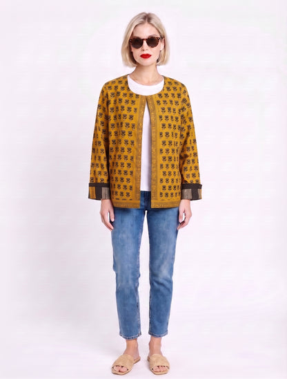 RIVERSIBLE PAMUKLU ÇİFT TARAFLI CEKET IP26-44