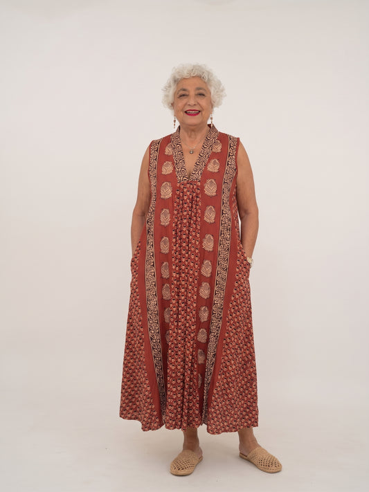 PALM DRESS RED FER26/32A