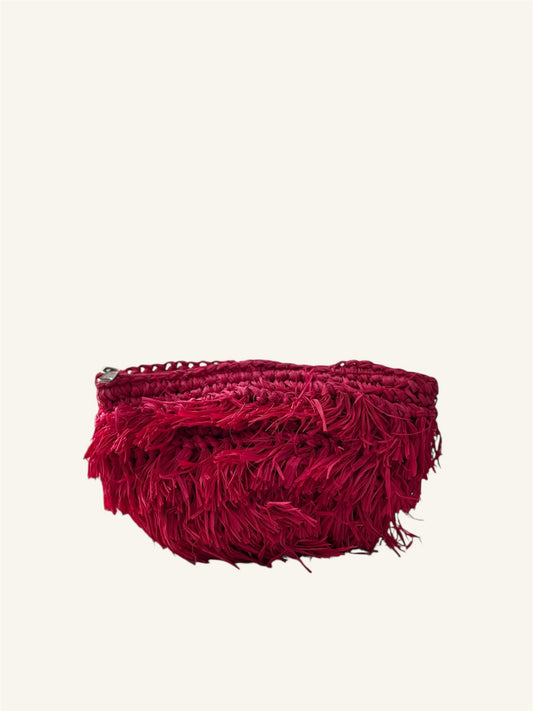 NATURAL RAFYA CLUTCH IP25-608