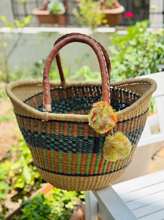 GHANA STRAW BAG 507