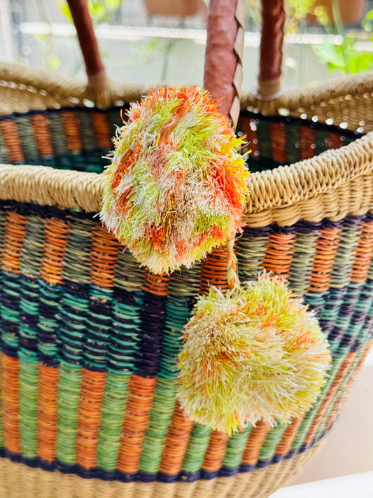 GHANA STRAW BAG 507