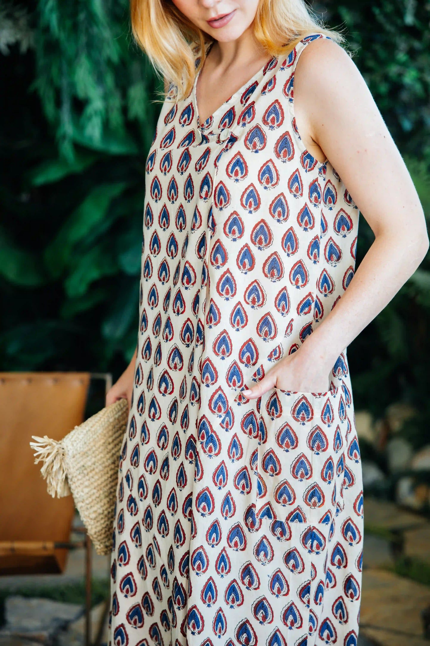 İKİ DÜĞMELİ ELBİSE KREM JAY25-10