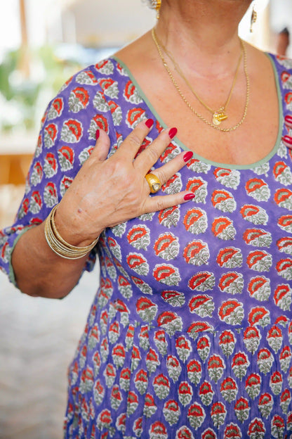 JALEBİ ELBİSE MOR JAY25-06