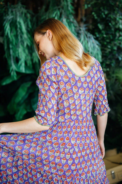 JALEBİ ELBİSE MOR JAY25-06