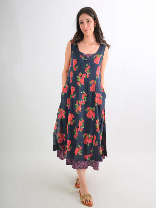 LILLY ELBİSE LACİVERT NM23-02B