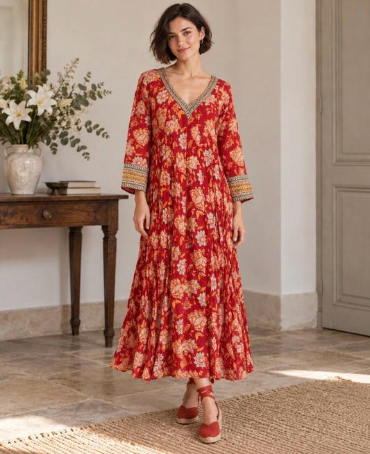 MEVLANA KOLLU ELBİSE D25-86P