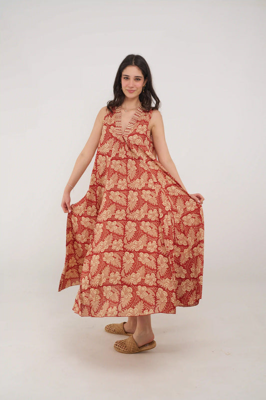 PALM ELBİSE KOLSUZ D25-87E